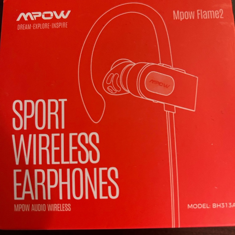 Bluetooth sport earbuds, New